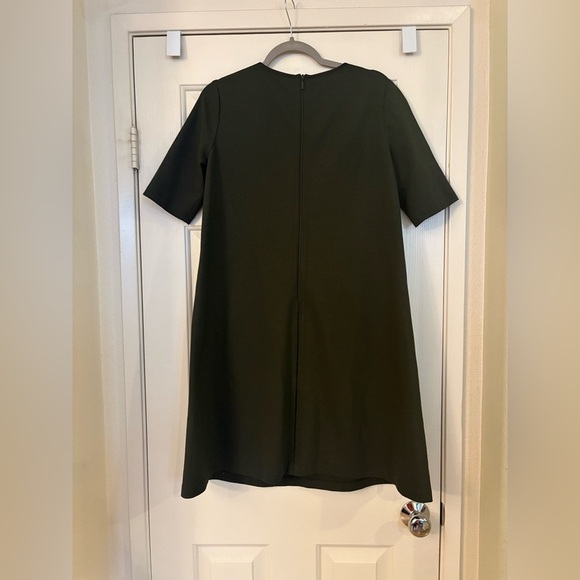 Lafayette 148 Women's Vineyard Charmeuse Trim Punto Milano Dress Size small - Picture 6 of 6